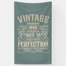 Personalisierte 70 Vintage Geburtstagsparty Banner