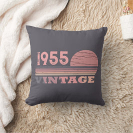 Personalisierte 70 Vintage Geburtstagsparty Kissen