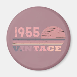 Personalisierte 70 Vintage Geburtstagsparty Magnet