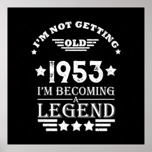 Personalisierte 70 Vintage Geburtstagsparty Poster