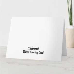 Personalisierte 8,5" x 11" horizontale gefaltete G Karte