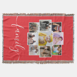 Personalisierte 9 Foto- und Textsammlung Decke