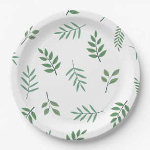 Personalisierte 9" Rundpapierplatte Pappteller