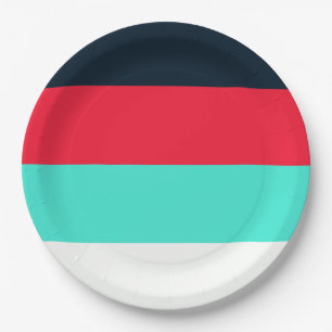 Personalisierte 9" Rundpapierplatte Pappteller