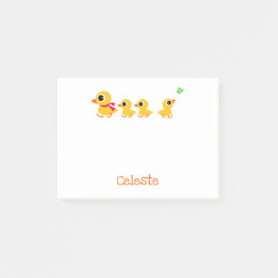 Personalisierte abgelenkte Ente Post-it Klebezettel