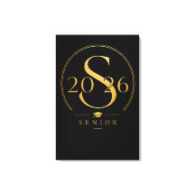 Personalisierte Abschluss-Kunst Senior 2026 Name