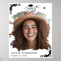 Personalisierte Abschlussfeier Elegantes Skript St