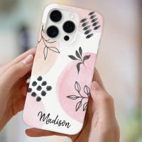 Personalisierte Abstrakte Formen Rosa