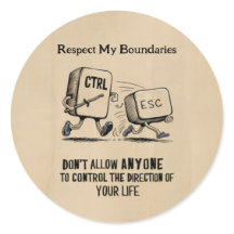 Personalisierte Achtung meiner Grenzen Motivierend