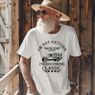 Personalisierte achtzig Vintage 80. Geburtstagsfei T-Shirt