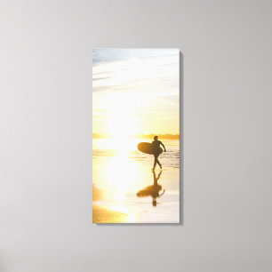 Personalisierte Acryl-Wandkunst – Vertikaler Sonne Leinwanddruck