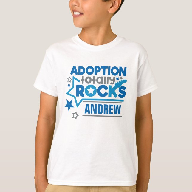 Personalisierte Adoption T-Shirt (Vorderseite)