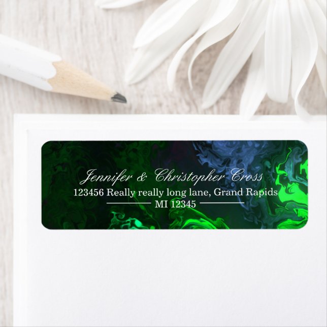 Personalisierte Adressenaufkleber (Insitu)