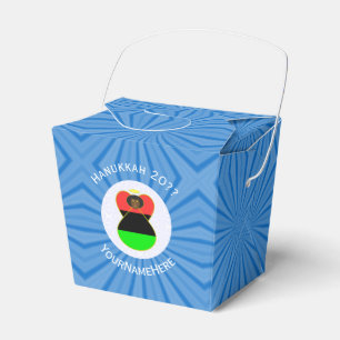 Personalisierte afrikanische Diaspora-Engel-Hanukk Geschenkschachtel
