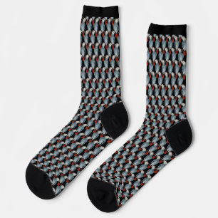 Personalisierte Afrikanische-Graupapageien-Socken Socken