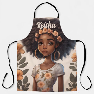 Personalisierte Afroamerikaner Schürze