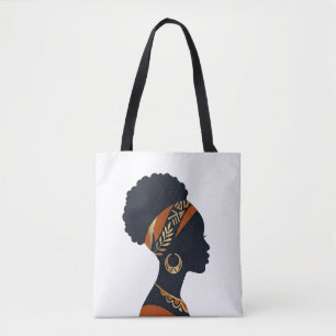 Personalisierte Afrohemian-Queen-Canvas-Tasche