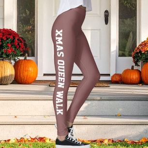 Personalisierte aktive Frauen Weihnachten Rosenhol Leggings