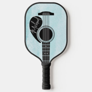Personalisierte akustische Gitarre Pickleball Schläger