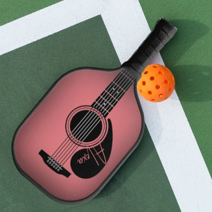 Personalisierte akustische Gitarre Pickleball Schläger