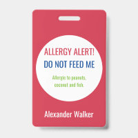 Personalisierte Allergiealarm für Kinder