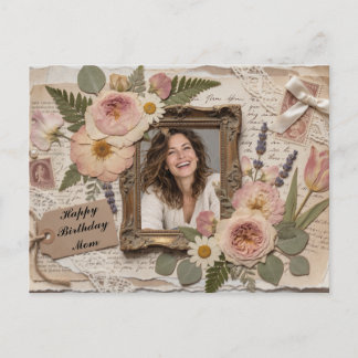 Personalisierte Alles Gute zum Geburtstag Mama Vin Postkarte