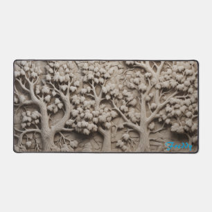 Personalisierte, als "Stone Image Desk Mat" markie Schreibtischunterlage