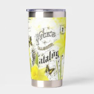 Personalisierte alte Osterglocken Thermobecher