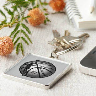 Personalisierte ältere Basketball-Geschenk-Ideen, Schlüsselanhänger