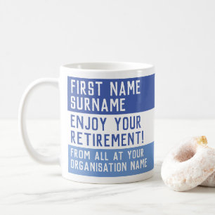 Personalisierte Altersvorsorge Kaffeetasse