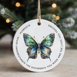 Personalisierte Altersvorsorge Vielen Dank Keramik Ornament