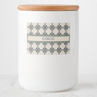 Personalisierte Amalfi-Fliese Lebensmitteletikett