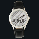Personalisierte Ameisen Marching Black Ant Insekt  Armbanduhr<br><div class="desc">Enthält eine originale Marker-Abbildung zum Marschen von Ameisen. Einfach mit dem Namen des Empfängers personalisieren!</div>