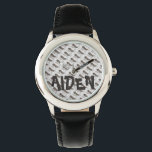 Personalisierte Ameisen Marching Black Ant Insekt  Armbanduhr<br><div class="desc">Enthält eine originale Marker-Abbildung zum Marschen von Ameisen. Einfach mit dem Namen des Empfängers personalisieren!</div>