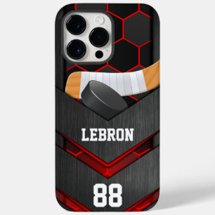 Personalisierte American Hockey Number & Name Case-Mate iPhone 14 Pro Max Hülle