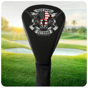 Personalisierte amerikanische Veteran stolz Vet US Golf Headcover