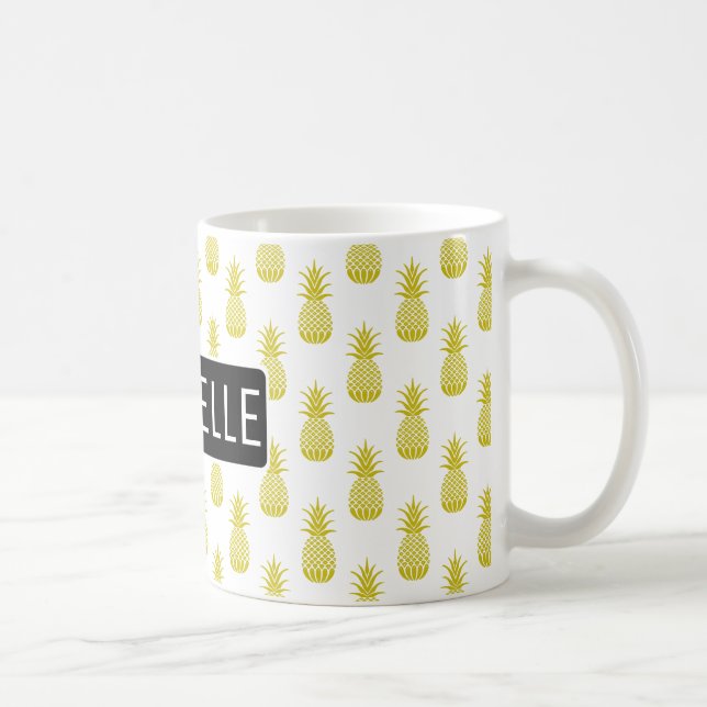 Personalisierte Ananas Tasse (Rechts)