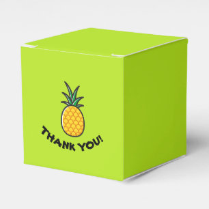 Personalisierte Ananas-Tropen-Geschenkboxen Geschenkschachtel