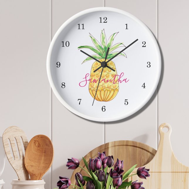 Personalisierte Ananas Uhr (Von Creator hochgeladen)
