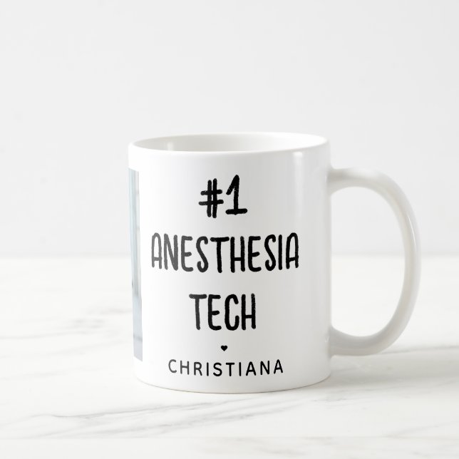 Personalisierte Anästhesie Tech Foto Kaffeetasse (Rechts)