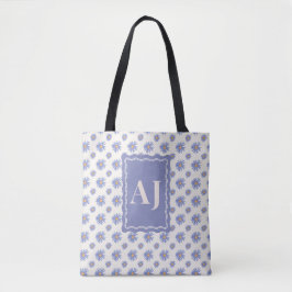 Personalisierte Anfangsbuchstabe Lila Aster Blumen