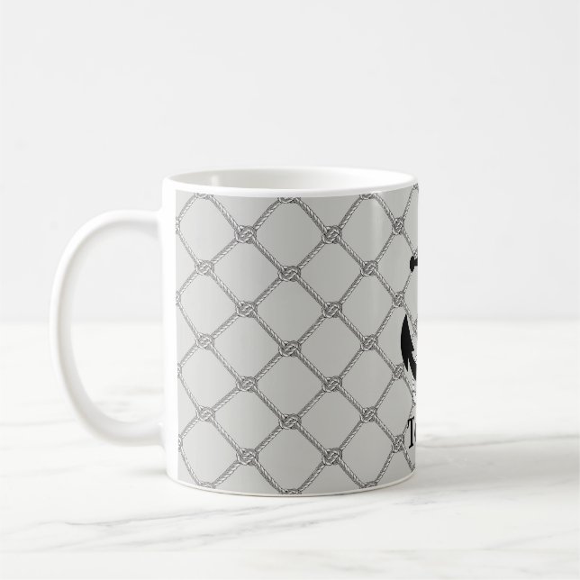 Personalisierte Anker-Tasse Kaffeetasse (Links)