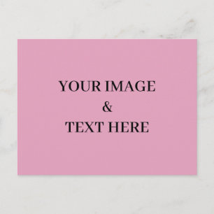 Personalisierte Anpassung Ihres eigenen Fotos & Te Postkarte