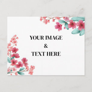 Personalisierte Anpassung Ihres eigenen Fotos & Te Postkarte