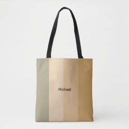 personalisierte anständige Streifen-Tasche 