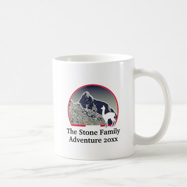 Personalisierte Antike Anden Machu Picchu  Kaffeetasse (Rechts)
