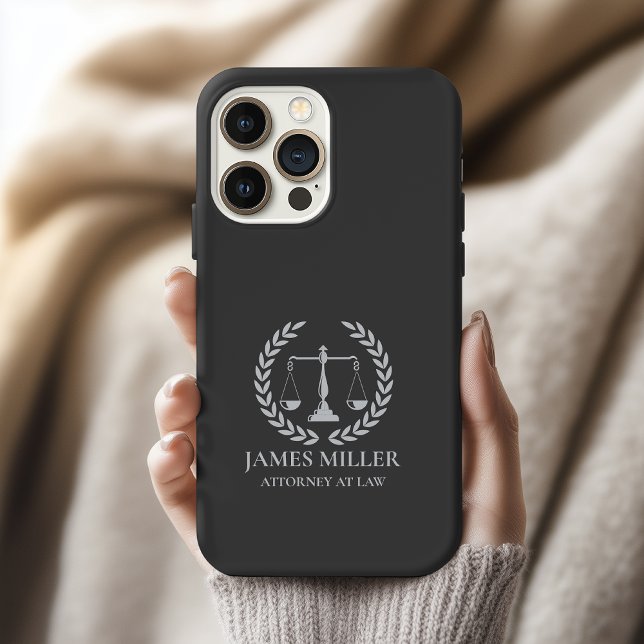 Personalisierte Anwalts-Handyhülle als Geschenk fü iPhone Hülle (personalized attorney appreciation gift, lawyer birthday gift phone case, law school graduation gift)
