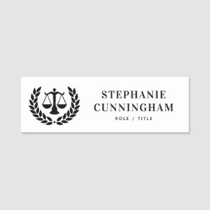 Personalisierte Anwaltskanzlei Anwalt Paralegal Namensschild