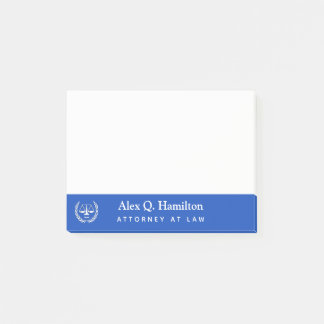 Personalisierte Anwaltsnotizen Post-it Klebezettel