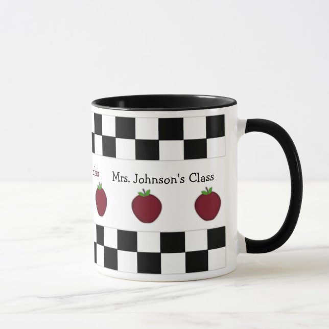 Personalisierte Apple-Lehrer-Tasse Tasse (Rechts)